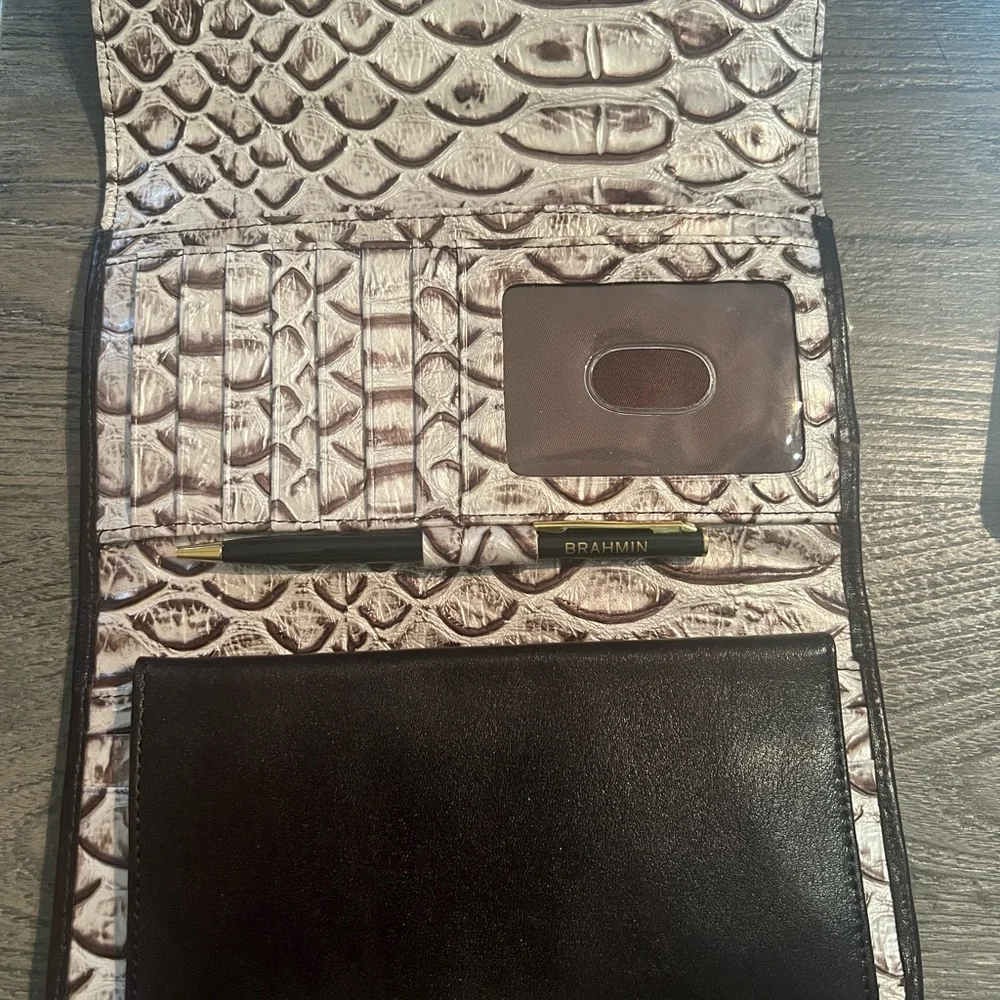 Brahmin Pearl Dragon Priscilla Satchel & Wallet - Picture 7 of 8